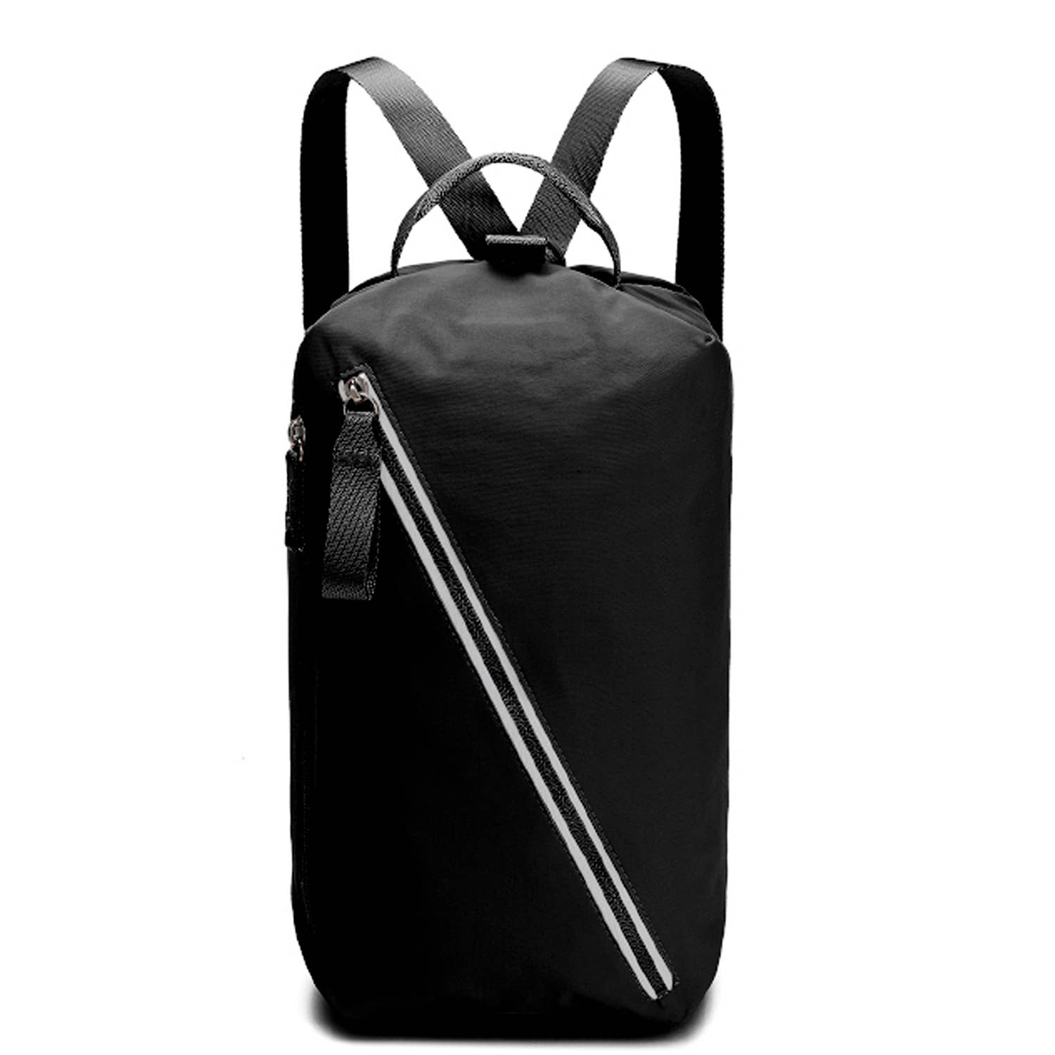 Sonia Nylon Travel and Everyday Nylon Crossbody Backpack Bag: Grey