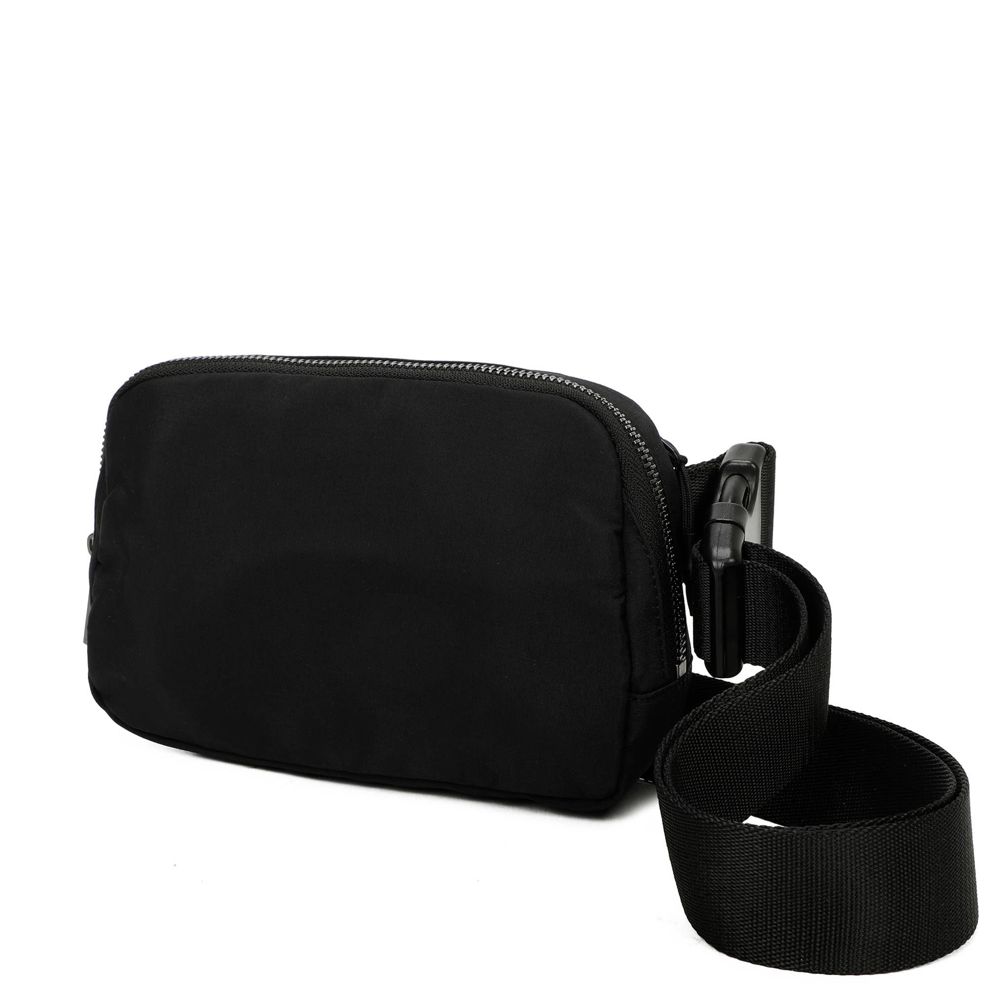 Adelaide Alternative Water-Repellent Nylon Fanny Pack Bag: Gray
