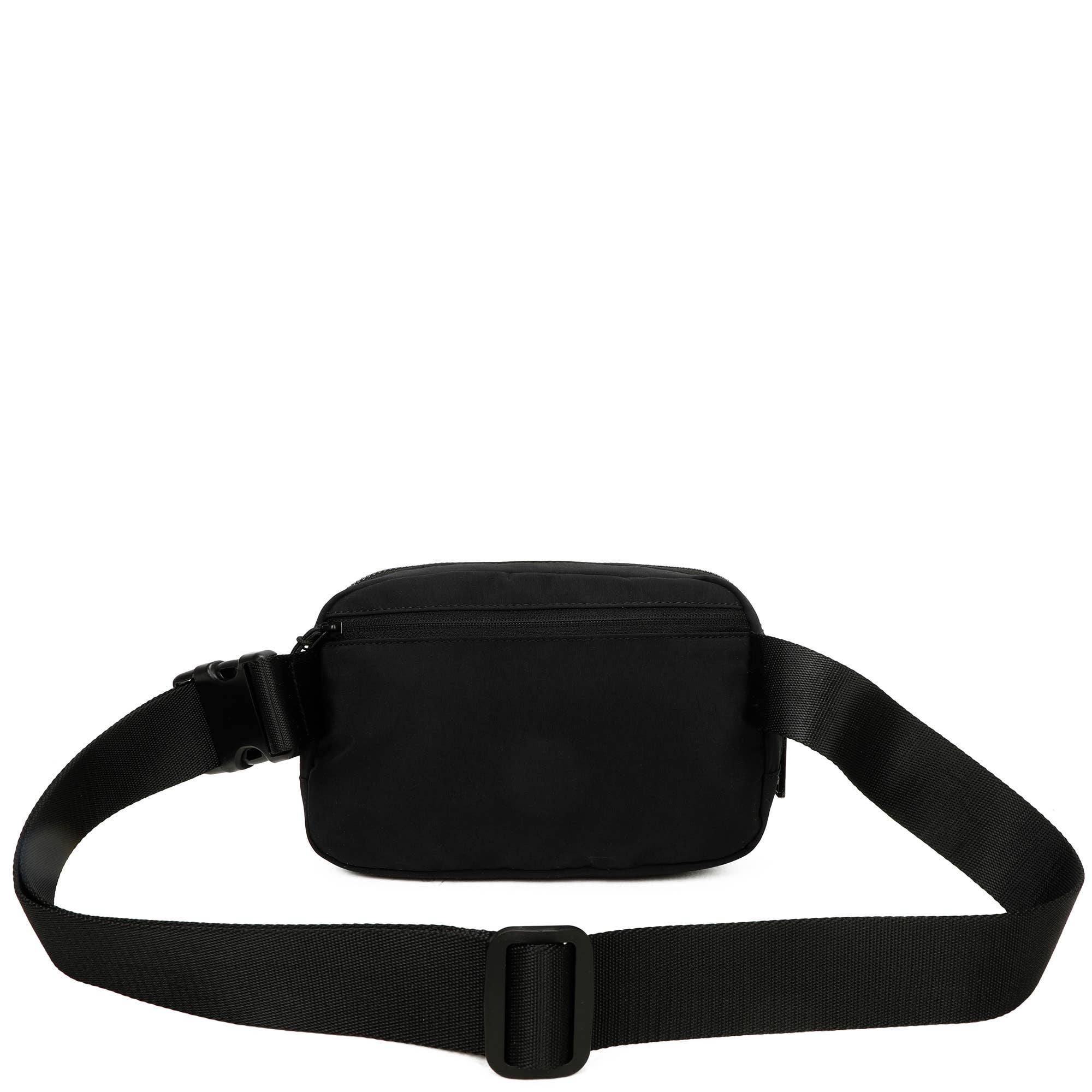 Adelaide Alternative Water-Repellent Nylon Fanny Pack Bag: Gray