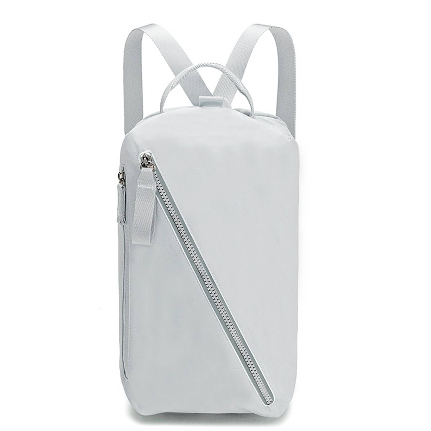 Sonia Nylon Travel and Everyday Nylon Crossbody Backpack Bag: Grey