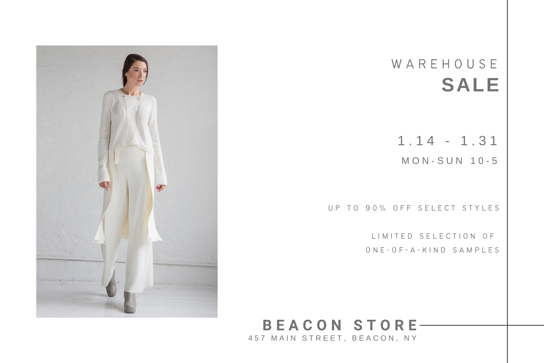 BEACON WAREHOUSE SALE