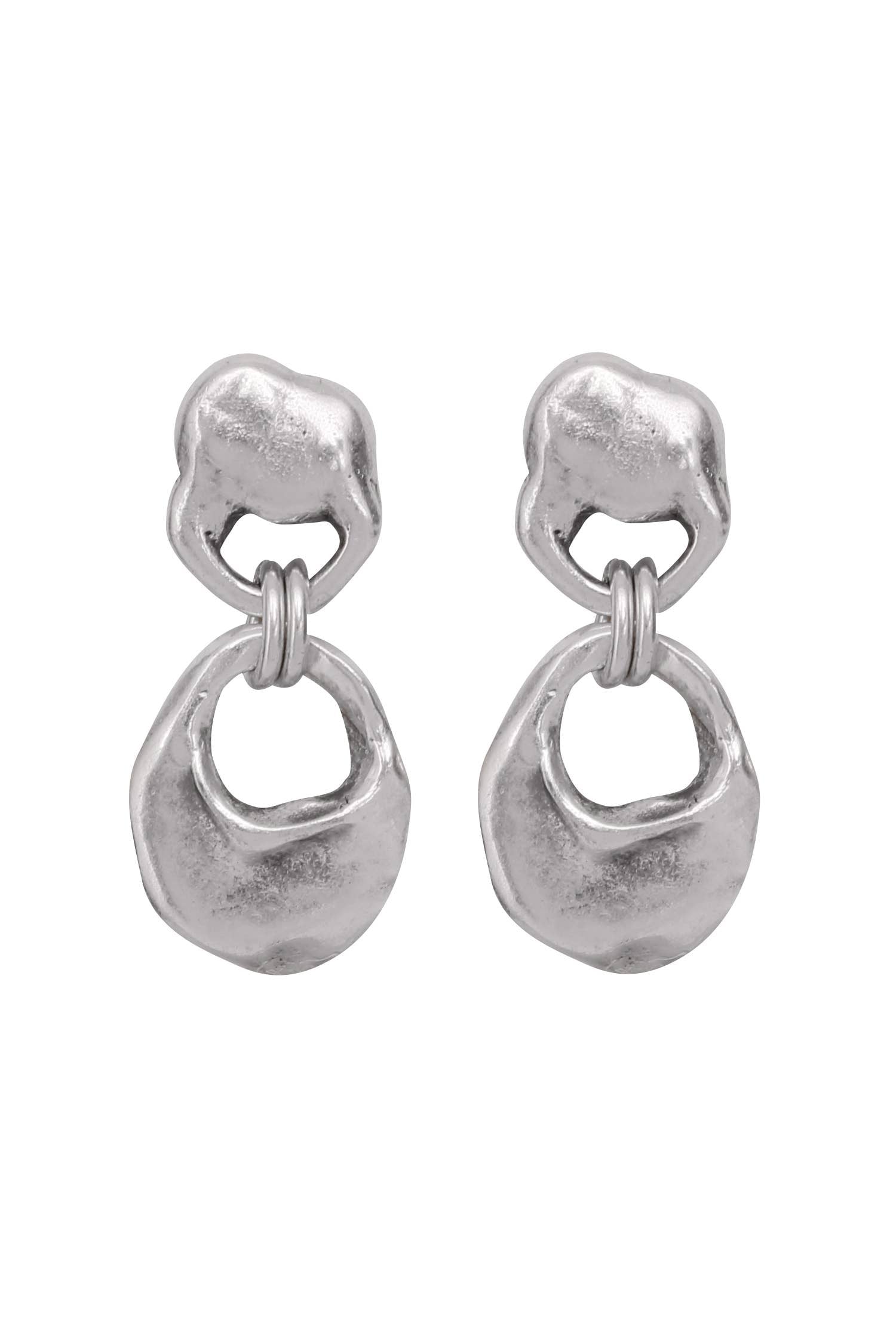 Chanour - Handmade Pewter Earrings - 1875