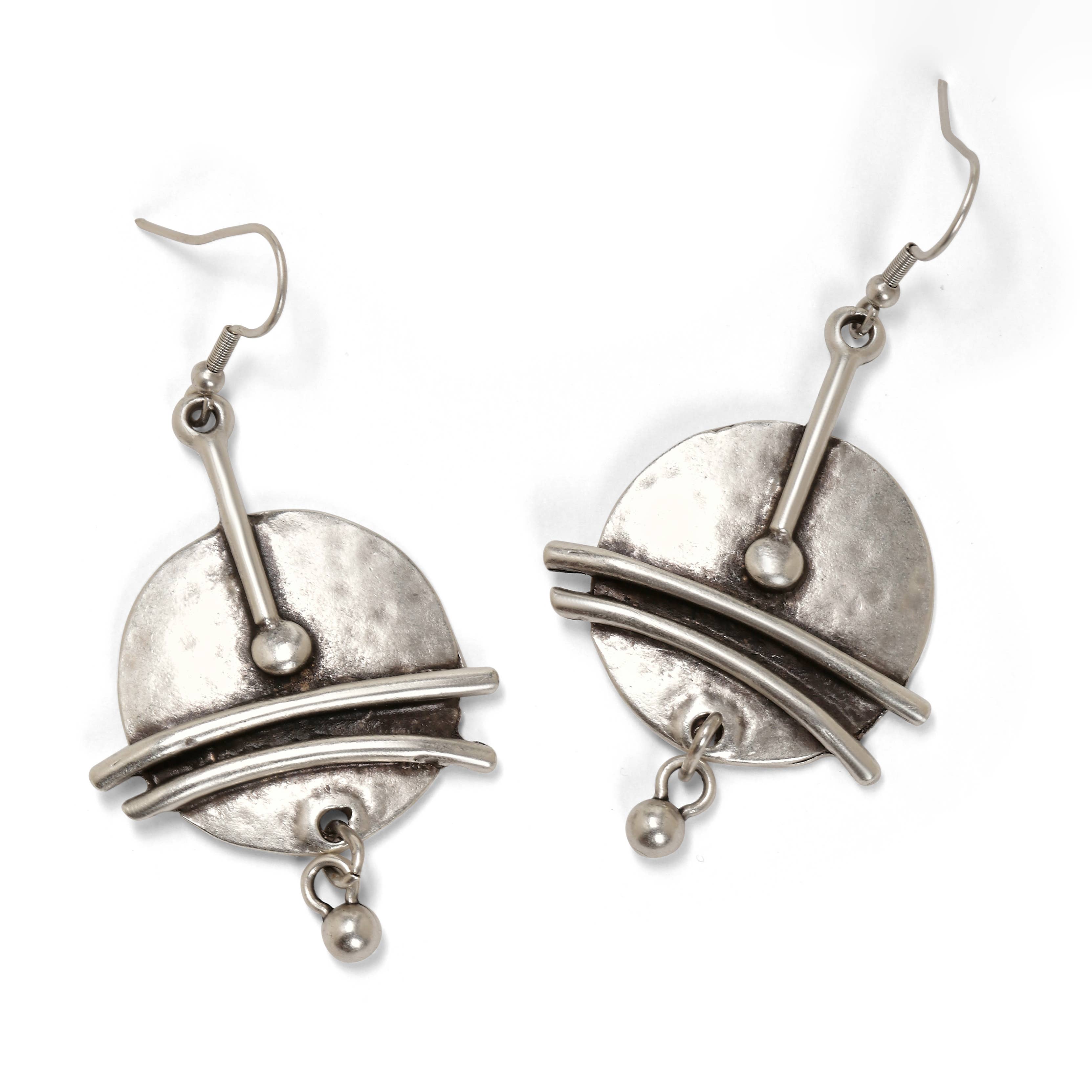 Handmade Pewter Earrings