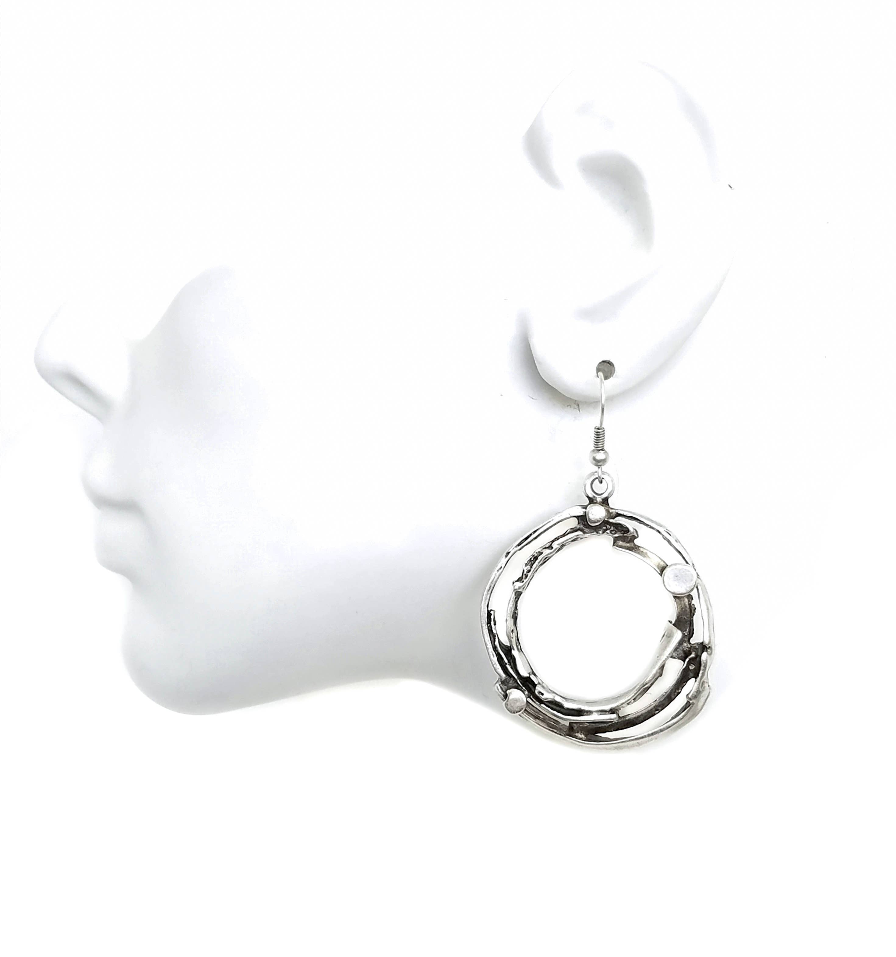 Handmade Pewter Earrings