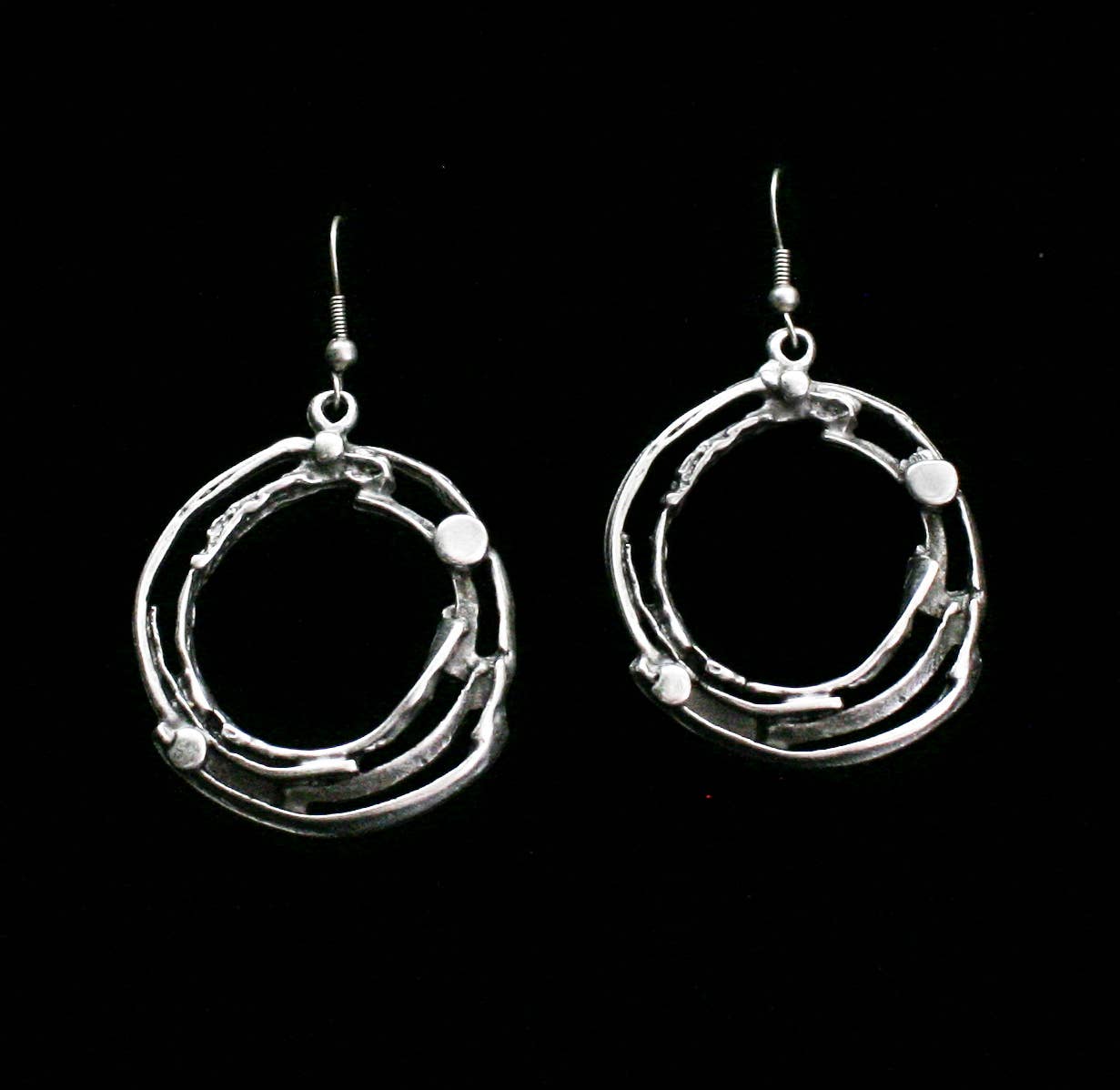 Handmade Pewter Earrings