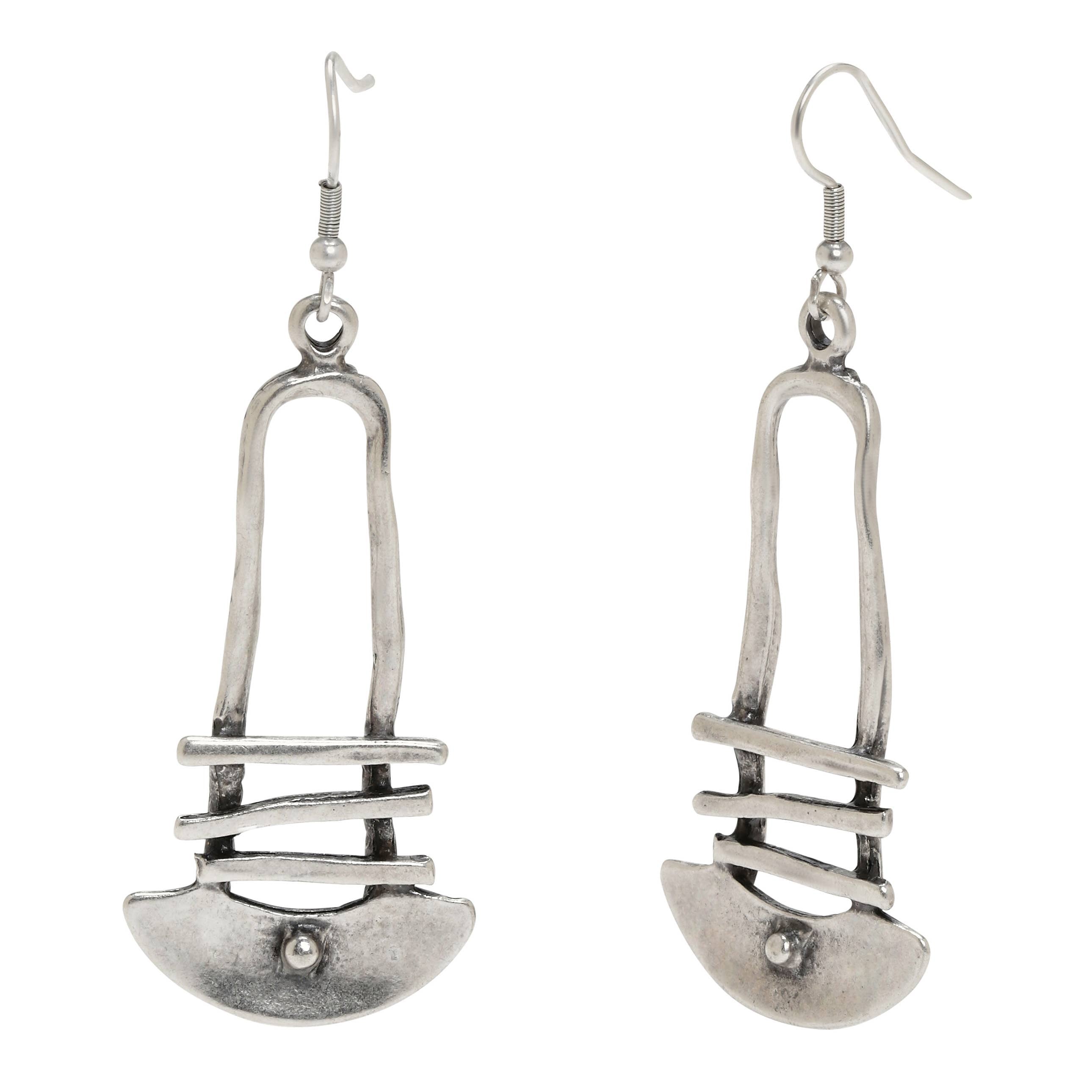 Handmade Pewter Earrings