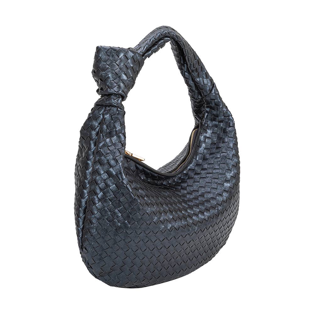 Melie Bianco - Brigitte Midnight Large Recycled Vegan Shoulder Bag