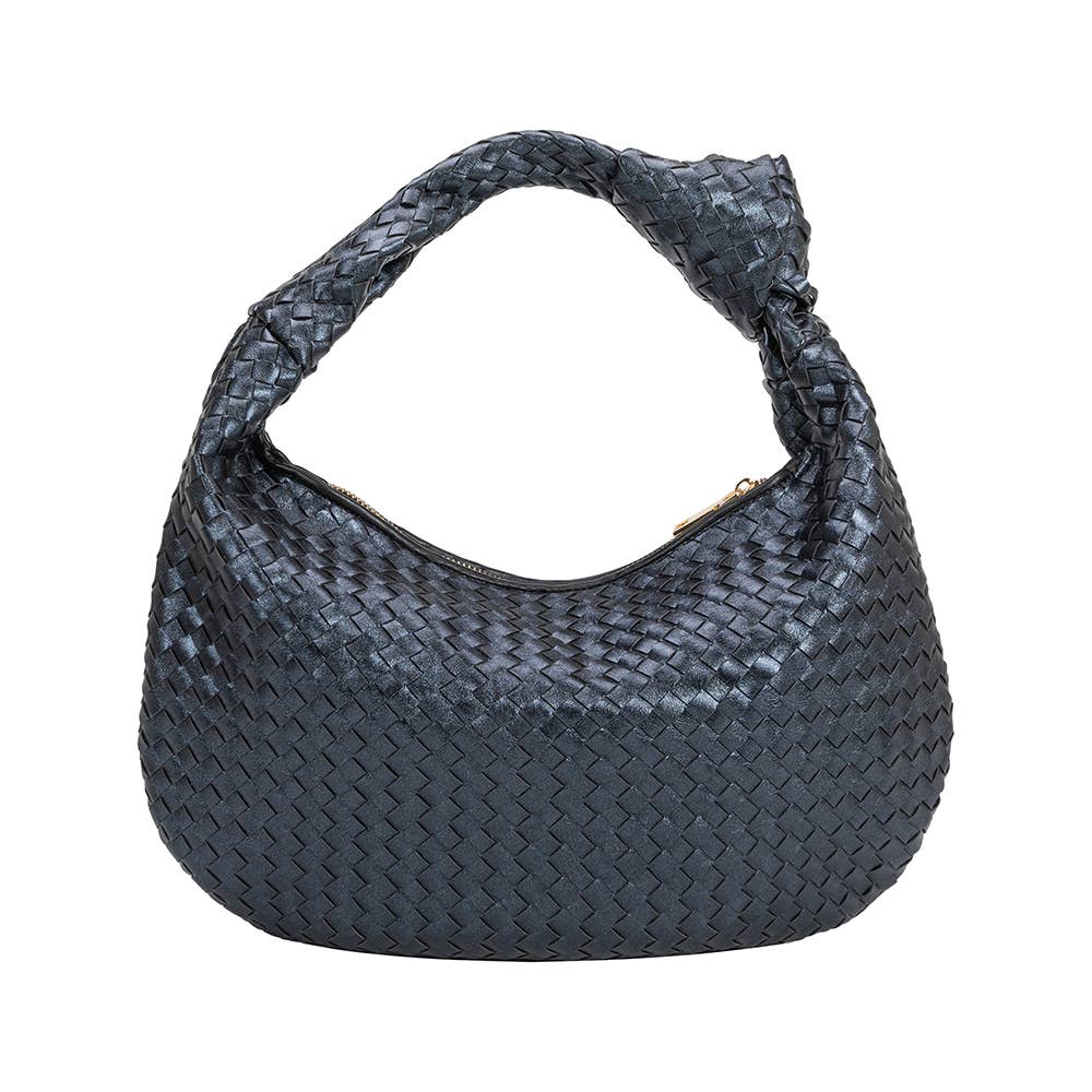 Melie Bianco - Brigitte Midnight Large Recycled Vegan Shoulder Bag