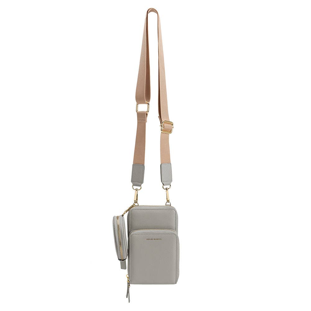 Melie Bianco - Iris Small Steel Recycled Vegan Crossbody