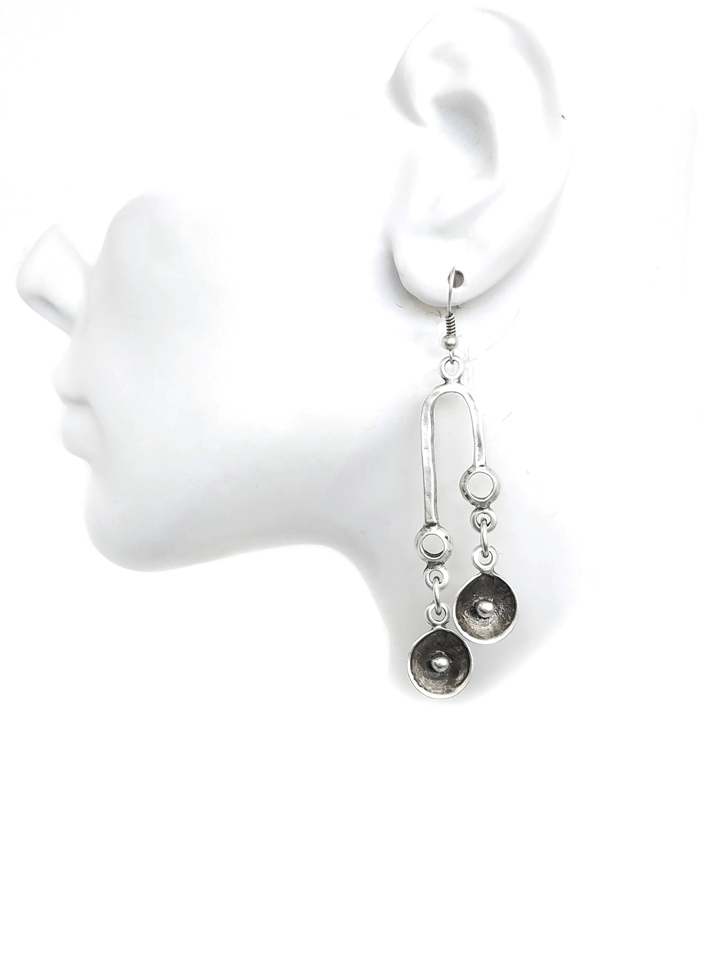 Handmade Pewter Earrings