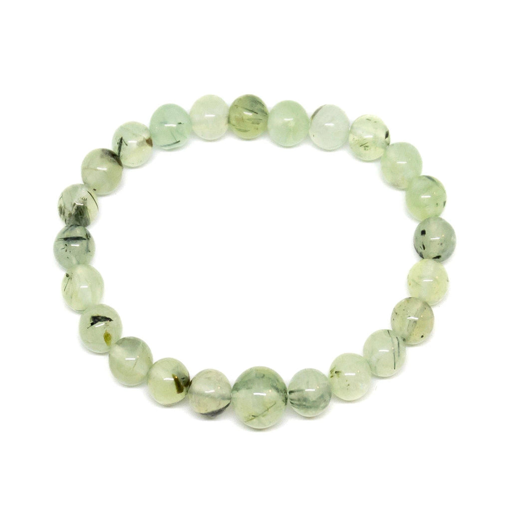 Prehnite Stretchy Beaded Bracelet 8mm