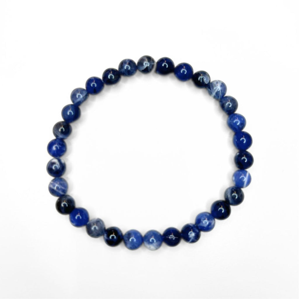 Sapphire & Sage - Sodalite Crystal Beaded Bracelet