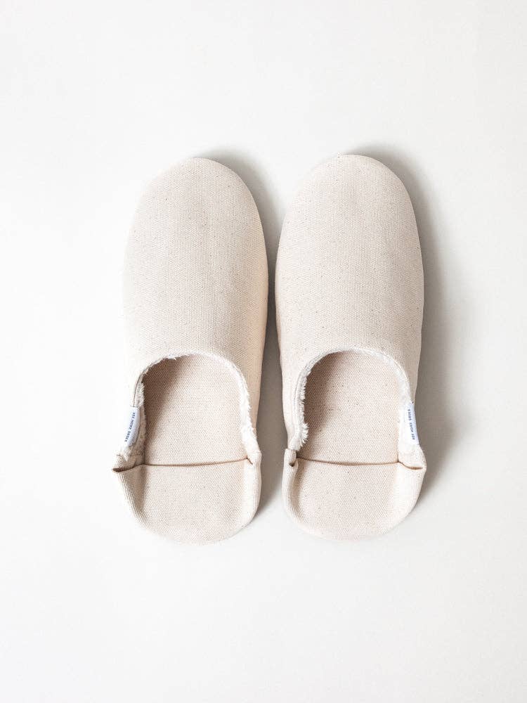 Natural Canvas Home Shoes