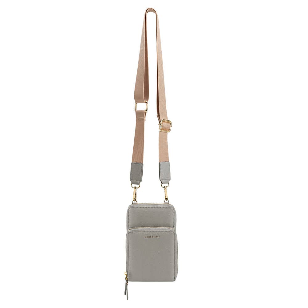 Melie Bianco - Iris Small Steel Recycled Vegan Crossbody