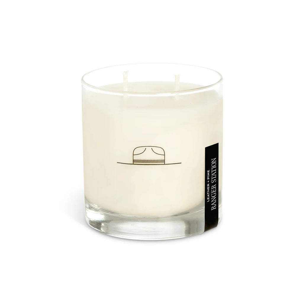 Ranger Station Leather and Pine Candle