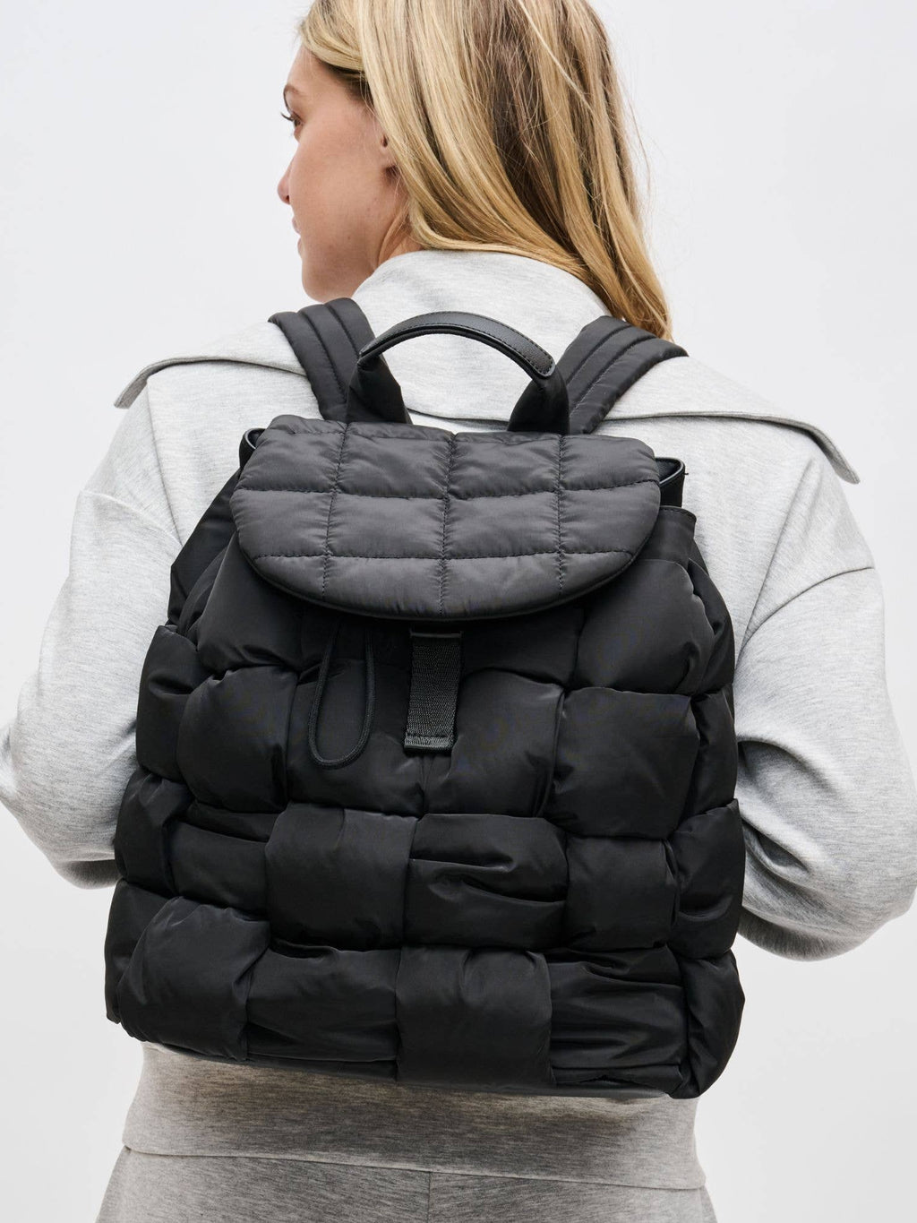 Woven Nylon Backpack