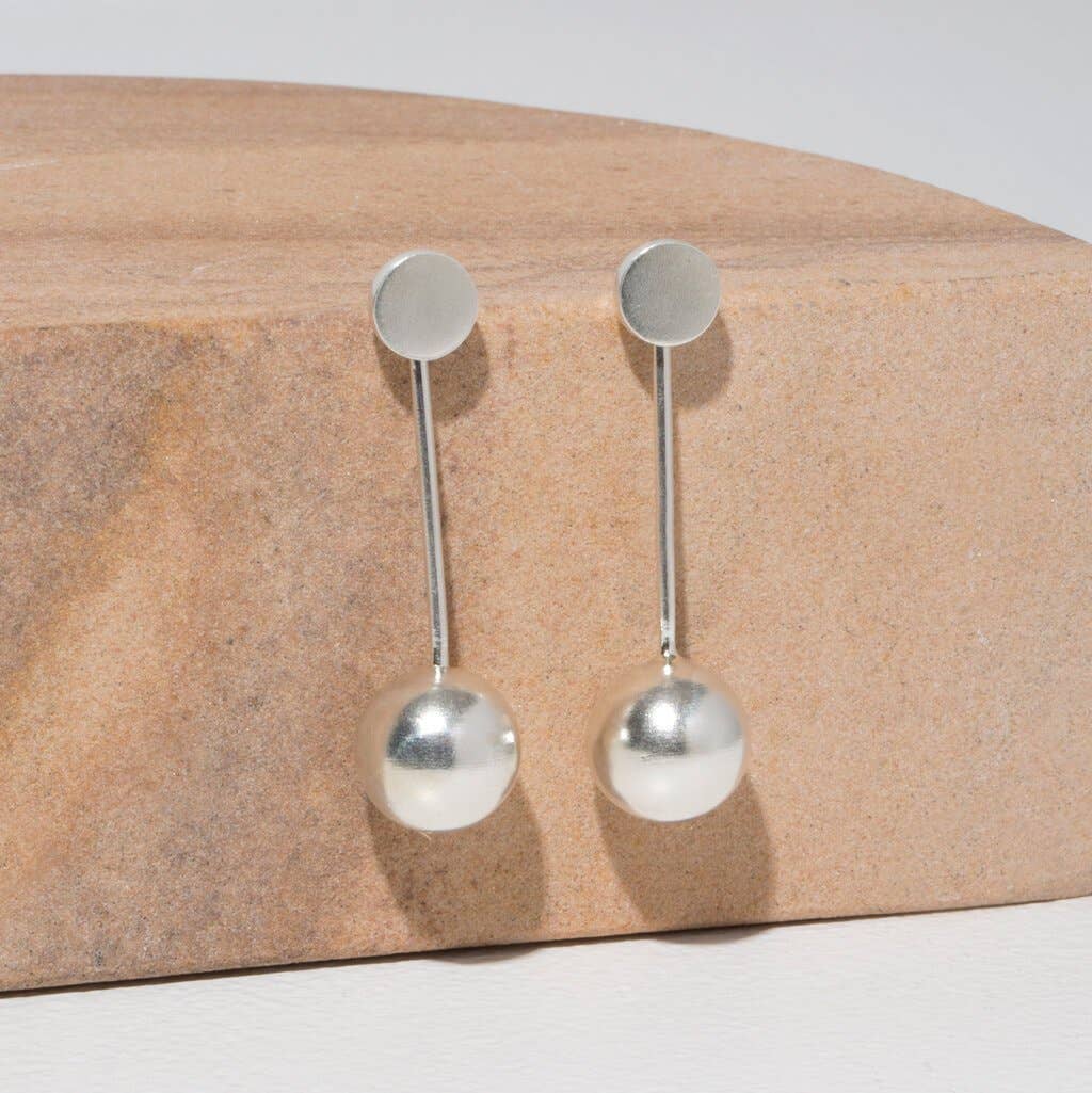 MULXIPLY - Strength Pendulum 2-in-1 Earrings | Sterling Silver